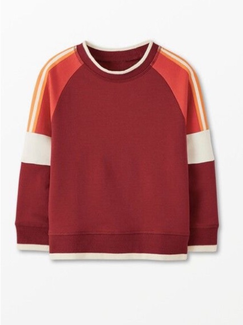 Hanna Andersson colorblock sweatshirt